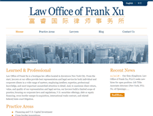 Tablet Screenshot of frankxulaw.com